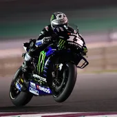Maverick Viñales, durante la clasificación del GP de Catar Maverick Viñales, durante la clasificación del GP de Catar