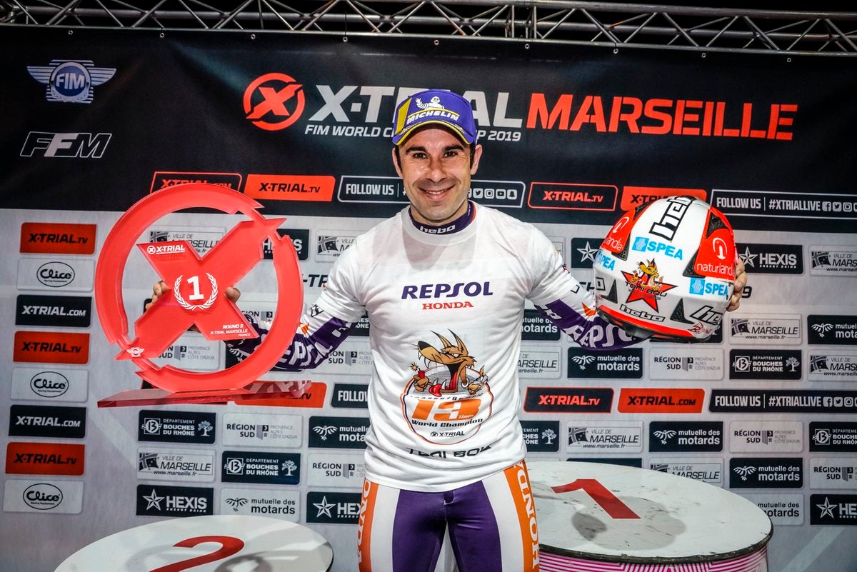 Las bodas de plata de Toni Bou: gana su 25º título mundial en Marsella Las bodas de plata de Toni Bou: gana su 25º título mundial en Marsella