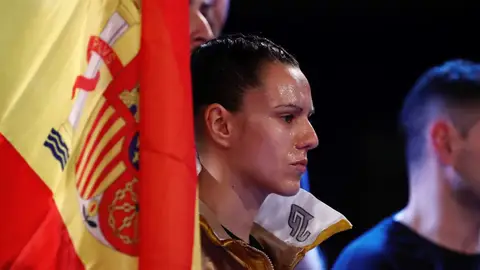 Joana Pastrana, tras revalidar su título de campeona del mundo Joana Pastrana, tras revalidar su título de campeona del mundo