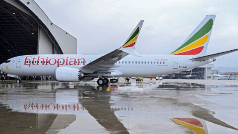 Imagen de archivo de un avi&oacute;n de la compa&ntilde;&iacute;a Ethiopian Airlines