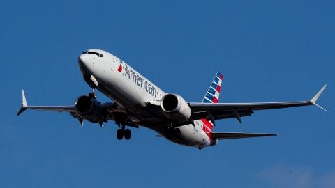 Un avi&oacute;n Boeing 737 Max 8 de American Airlines