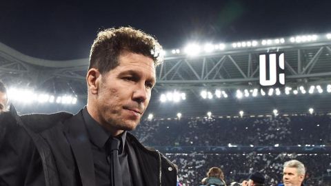 Simeone, tras la eliminaci&oacute;n del Atl&eacute;tico de Madrid. 