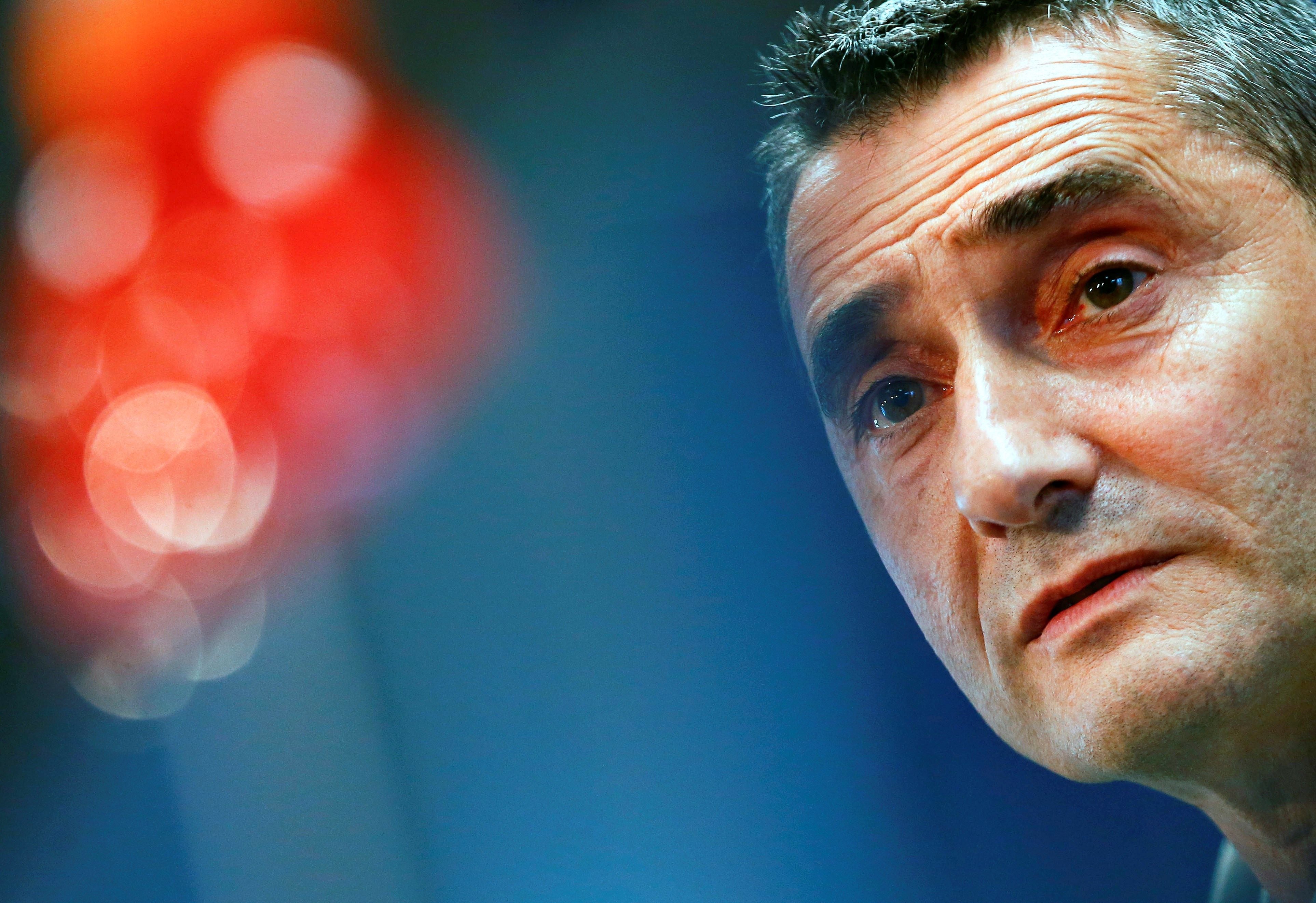 Valverde: "¿Pitos a Griezmann? Lo que quiero es que la gente esté pendiente de nosotros, no que esté en contra de nadie" Valverde: "¿Pitos a Griezmann? Lo que quiero es que la gente esté pendiente de nosotros, no que esté en contra de nadie"