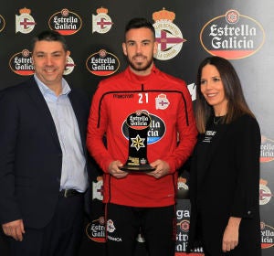 Edu Expósito, premio Estrella Galicia febrero 2019 Edu Expósito, premio Estrella Galicia febrero 2019