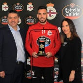 Edu Expósito, premio Estrella Galicia febrero 2019