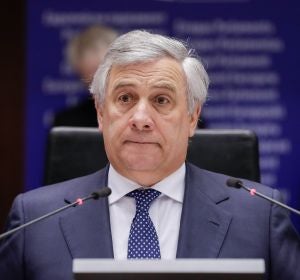 El presidente del Parlamento Europeo, Antonio Tajani El presidente del Parlamento Europeo, Antonio Tajani