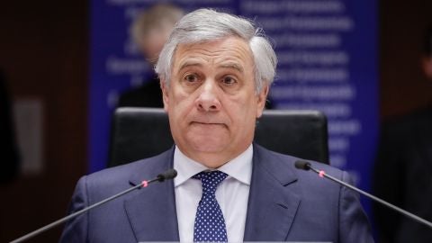 El presidente del Parlamento Europeo, Antonio Tajani El presidente del Parlamento Europeo, Antonio Tajani