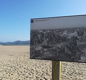 Playa de Argelès-sur-Mer una de las playas donde fueron encerrados los republicanos Playa de Argelès-sur-Mer una de las playas donde fueron encerrados los republicanos
