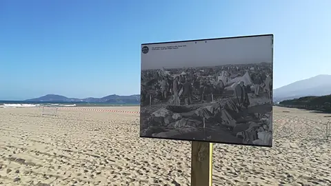 Playa de Argelès-sur-Mer una de las playas donde fueron encerrados los republicanos Playa de Argelès-sur-Mer una de las playas donde fueron encerrados los republicanos