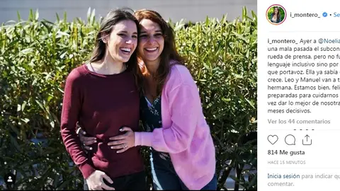 Irene Montero anuncia que está embarazada Irene Montero anuncia que está embarazada