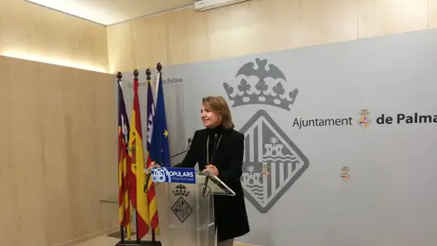 Marga Durán, Portavoz del PP en el Ayuntamiento de Palma. Marga Durán, Portavoz del PP en el Ayuntamiento de Palma.
