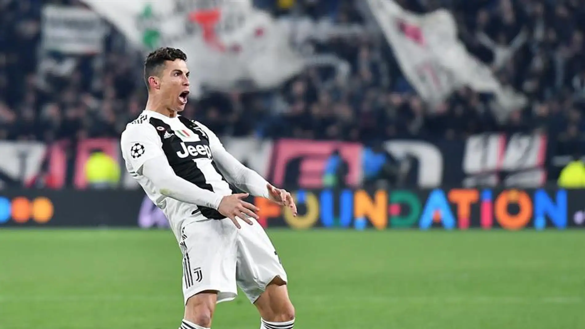 Cristiano Ronaldo, tras su hat-trick a la Juventus. 