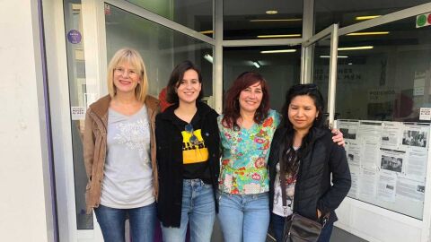 Mujeres integrantes de Podemos Elche