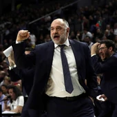 Pablo Laso, durante un partido del Real Madrid Pablo Laso, durante un partido del Real Madrid