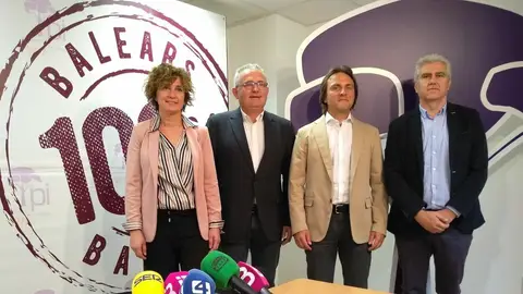 Joan Miralles, en su presentación como candidato del PI al Congreso. Joan Miralles, en su presentación como candidato del PI al Congreso.