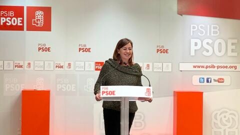 Francina Armengol, secretaria geneal de los socialistas de Baleares.