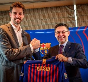Pau Gasol vuelve al Barcelona como embajador global en EEUU Pau Gasol vuelve al Barcelona como embajador global en EEUU