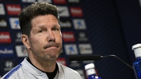 Diego Simeone en rueda de prensa