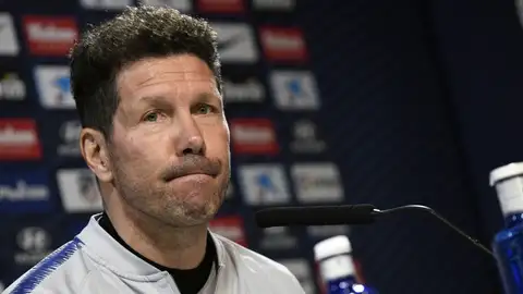 Diego Simeone en rueda de prensa Diego Simeone en rueda de prensa