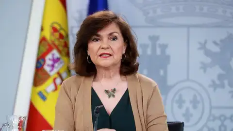 La vicepresidenta del Gobierno, Carmen Calvo La vicepresidenta del Gobierno, Carmen Calvo