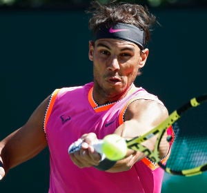 Rafa Nadal, en acción ante Khachanov Rafa Nadal, en acción ante Khachanov