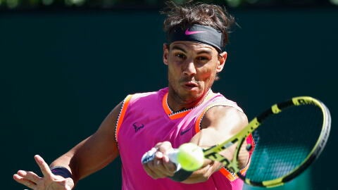 Rafa Nadal, en acci&oacute;n ante Khachanov