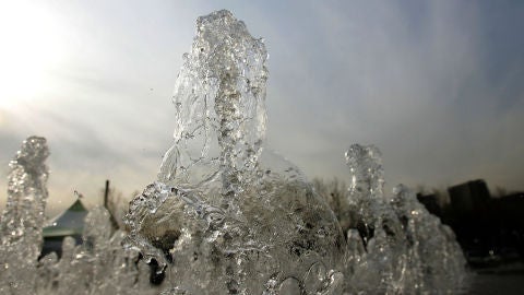Fuente en Corea del Sur, durante la celebraci&oacute;n del D&iacute;a Mundial del Agua.