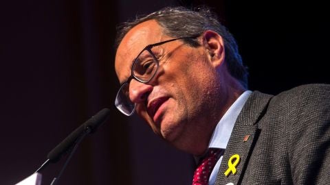 El presidente de la Generalitat, Quim Torra