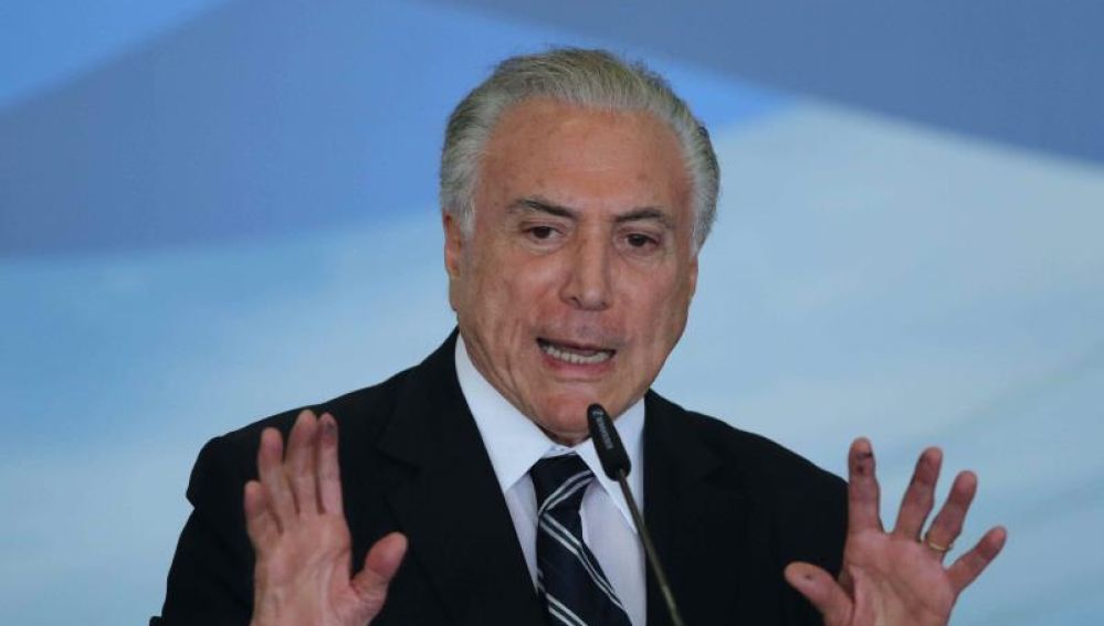 Michel Temer, presidente de Brasil
