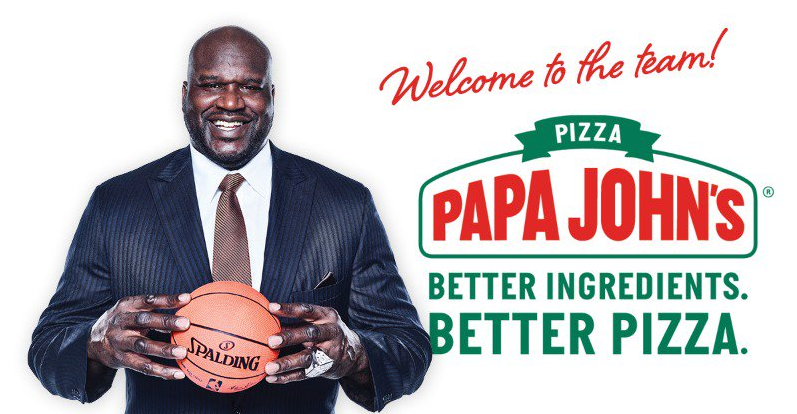 Papa John's ficha a Shaquille O'Neal como directivo tras el escándalo racista de su fundador Papa John's ficha a Shaquille O'Neal como directivo tras el escándalo racista de su fundador