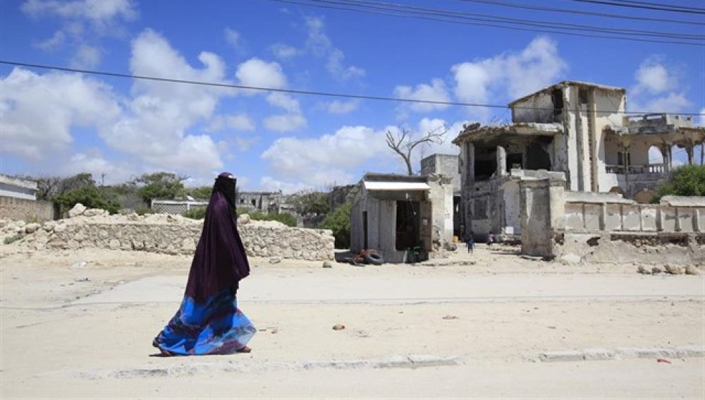 Imagen de archivo de una mujer en Puntlandia, Somalia.