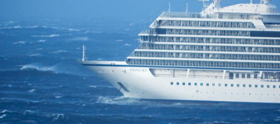 Desalojan un crucero en Noruega Desalojan un crucero en Noruega