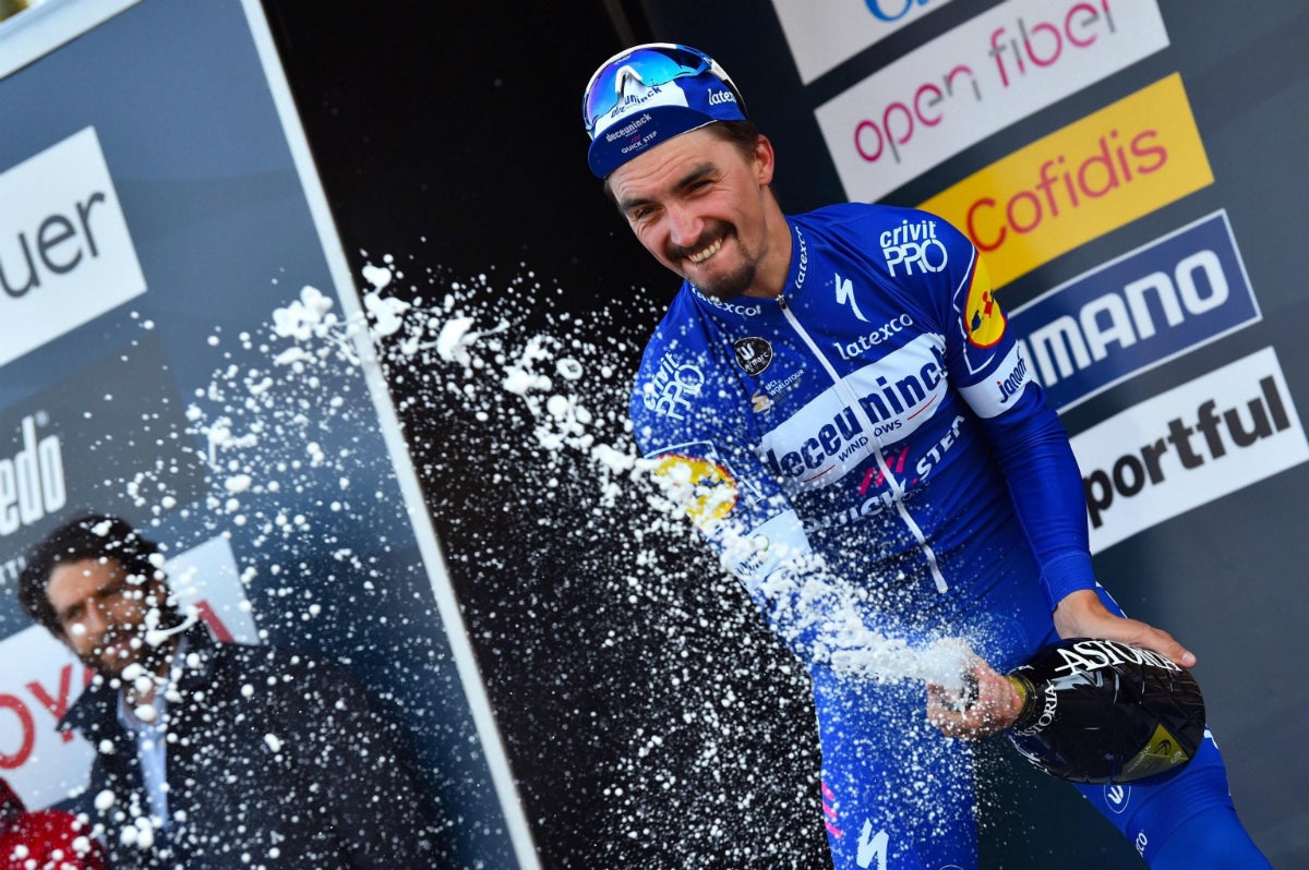 Victoria de Alaphilippe en la Milán-San Remo con Alejandro Valverde séptimo Victoria de Alaphilippe en la Milán-San Remo con Alejandro Valverde séptimo