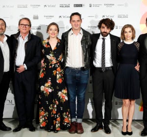 El equipo de 'Los días que vendrán' en el Festival de Málaga El equipo de 'Los días que vendrán' en el Festival de Málaga