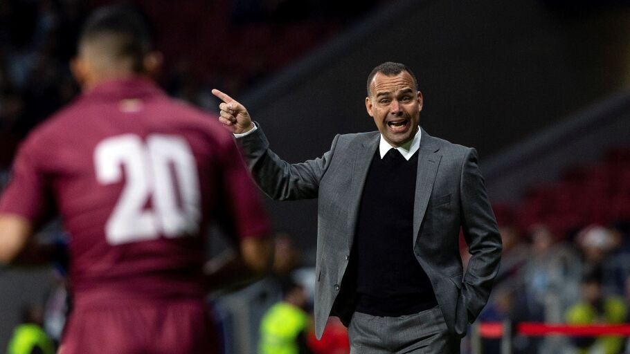 Rafael Dudamel, en el partido de Venezuela ante Argentina en el Wanda