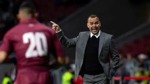 Rafael Dudamel, en el partido de Venezuela ante Argentina en el Wanda Rafael Dudamel, en el partido de Venezuela ante Argentina en el Wanda