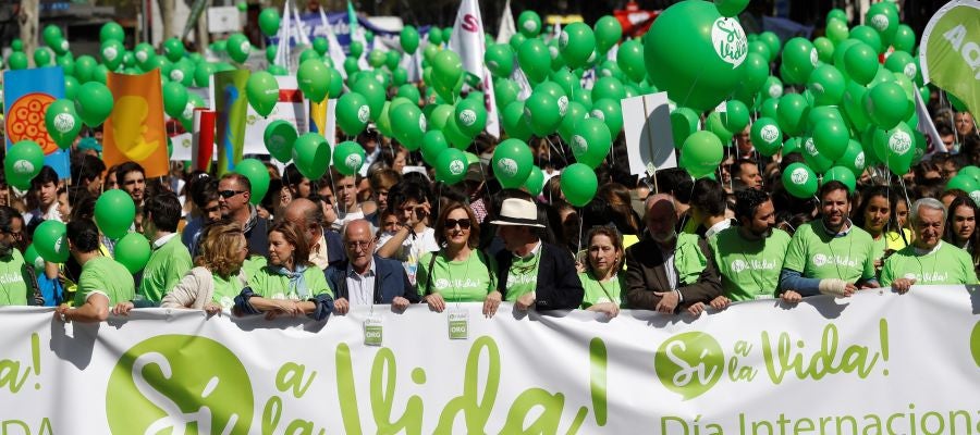 Manifestación contra el aborto en Madrid Manifestación contra el aborto en Madrid