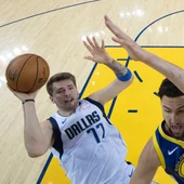 Luka Doncic, en acción ante los Warriors Luka Doncic, en acción ante los Warriors