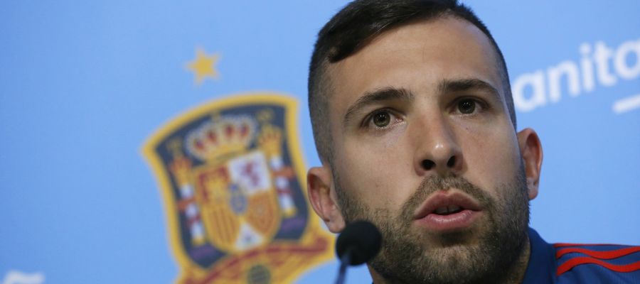 El lateral del FC Barcelona, Jordi Alba. El lateral del FC Barcelona, Jordi Alba.