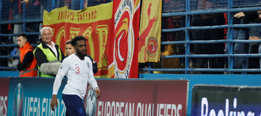 Danny Rose, en el partido ante Montenegro Danny Rose, en el partido ante Montenegro