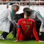Los médicos de Portugal atienden a Cristiano Ronaldo