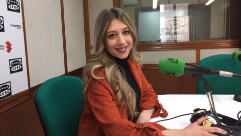 Palomy, durante la entrevista en Onda Cero Ciudad Real