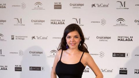 La actriz Paula Gallego en el Festival de M&aacute;laga