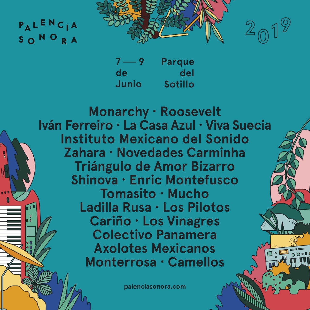 Monarchy, Instituto Mexicano del Sonido, Triángulo de Amor Bizarro, Enric Montefusco y Monterrosa cierran el cartel del Palencia Sonora 2019 Monarchy, Instituto Mexicano del Sonido, Triángulo de Amor Bizarro, Enric Montefusco y Monterrosa cierran el cartel del Palencia Sonora 2019