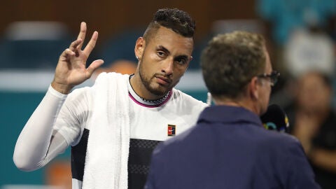 Nick Kyrgios, durante un partido
