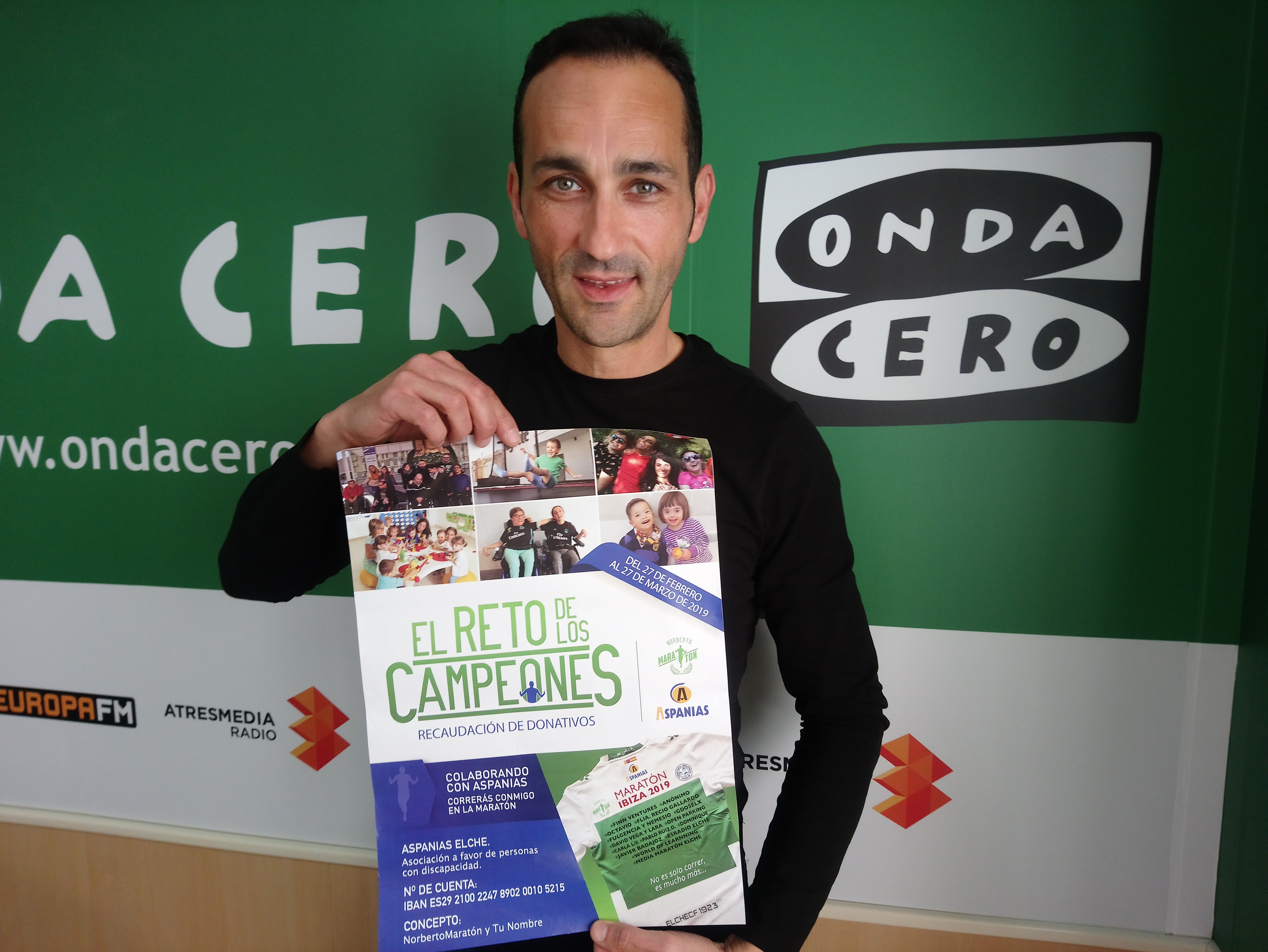 Norberto Perea correrá el maratón de Ibiza a beneficio de ASPANIAS Norberto Perea correrá el maratón de Ibiza a beneficio de ASPANIAS