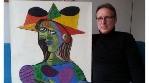 Captura de Internet en el que se ve el cuadro 'Busto de mujer', de Picasso