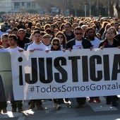 Una de las manifestaciones que se han celebrado en Herencia pidiendo justicia por la muerte de Gonzalo Buján