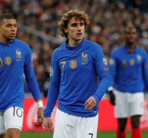 Antoine Griezmann jugando con Francia Antoine Griezmann jugando con Francia