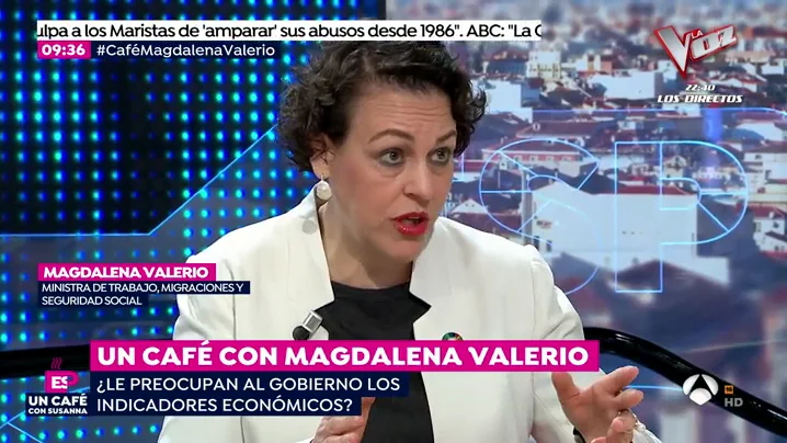 Magdalena Valerio: "Nuestros viernes sociales contrarrestan todos los viernes de recortes del PP" Valerio